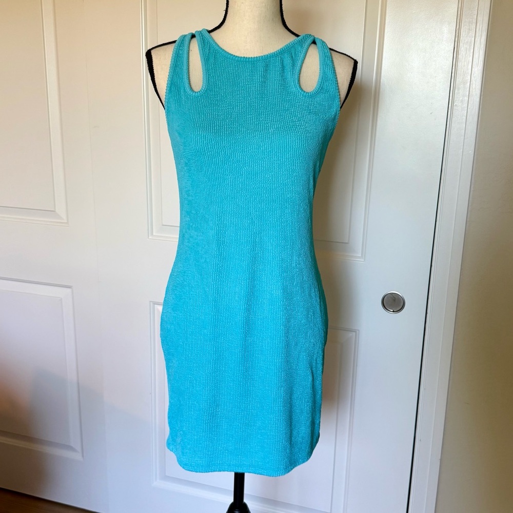 Crinkle texture dress